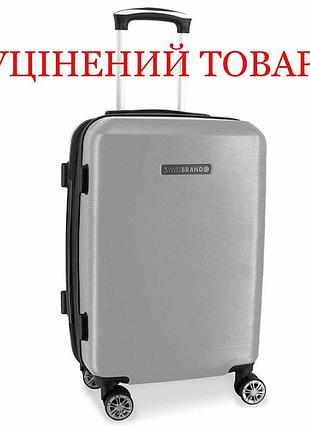 Валіза swissbrand cardiff (l) silver (swb_lhcar802l) discounted