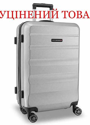 Валіза swissbrand anvers (l) silver (swb_lhanv802l) discounted