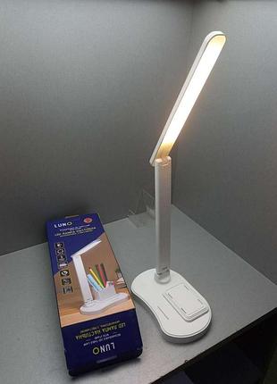 Настольная лампа б/у лампа настольная led аккумуляторная с подставкой luno арт.95663