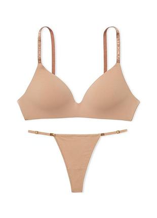 Жіночий комплект білизни victoria's secret бюст і трусики тонг
