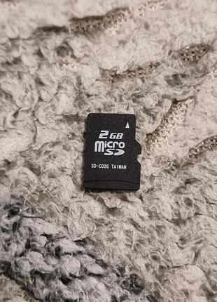 Карта памяти 2 гб 11.0/21.2 microsd микросд