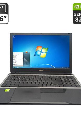 Ноутбук acer aspire e1-570g / 15.6" (1366x768) tn / intel core i3-3217u (2 (4) ядра по 1.8 ghz) / 8 gb ddr3 / 500 gb hdd / nvidia