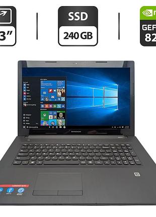Ноутбук lenovo g70-70 / 17.3" (1600x900) tn / intel pentium 3558u (2 ядра по 1.7 ghz) / 8 gb ddr3 / 240 gb ssd / nvidia geforce