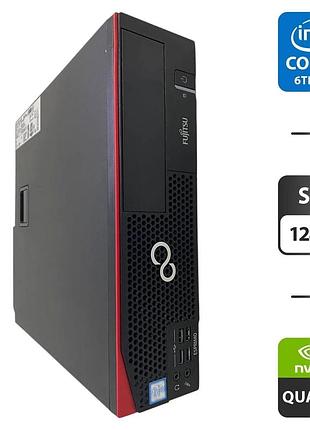 Комп'ютер fujitsu esprimo d757 e85 sff / intel core i7-6700 (4 (8) ядра по 3.4 - 4.0 ghz) / 16 gb ddr4 / 128 gb ssd / nvidia