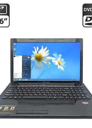 Ноутбук lenovo ideapad g585 / 15.6" (1366x768) tn / amd e1-1200 (2 ядра по 1.4 ghz) / 8 gb ddr3 / 250 gb hdd / amd radeon hd 7310