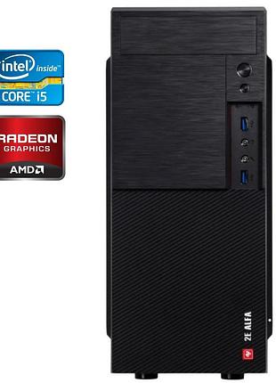 Игровой пк 2e alfa (2e-e190-3u) tower / intel core i5-2400 (4 ядра по 3.1 - 3.4 ghz) / 16 gb ddr3 / 120 gb ssd + 500 gb hdd / amd