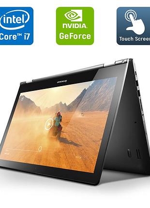 Ноутбук-трансформер lenovo flex 3 1580 2in1 / 15.6" (1920x1080) ips touch / intel core i7-6500u (2 (4) ядра по 2.5 - 3.1 ghz) / 8