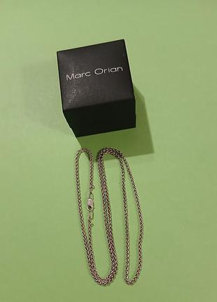Ланцюжок плетіння колосок вінтажний, срібло 925° + 🎁 брендова упаковка marc orian.