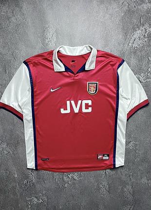 90x vintage винтажная футболка джерси nike arsenal найк арсенал big logo size xl размер хл