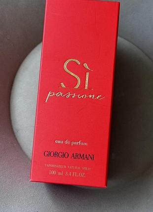 Парфуми giorgio armani sì passione eau de parfum, 100 мл