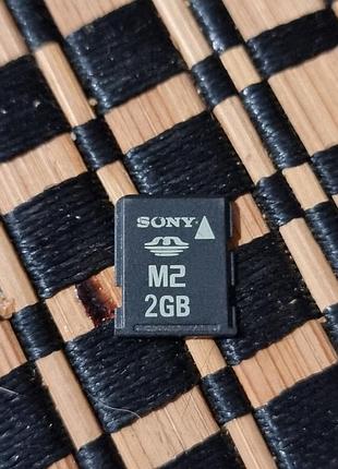 Картка пам'яті 2 Гб sony m2 2.97/13.1 м2 Соні ms-a2g