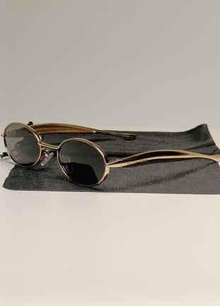 🕶️🕶️ овальные солнцезащитные очки на металлической оправе 🕶️🕶️