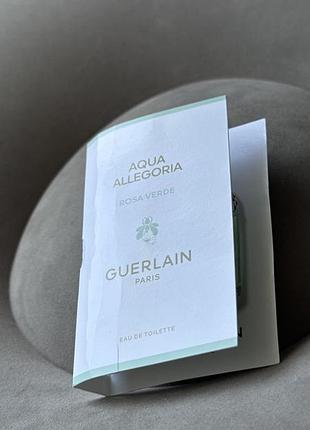 Туалетна вода guerlain aqua allegoria rosa verde