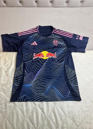 Спортивна футболка adidas leeds united 2024/2025 red bull (розмір xl)