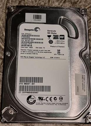 65% (h2testw ок) hdd 3.5 500 гб seagate 7200 rpm 110/114 st500dm002-1bd142 жорсткий диск сигейт
