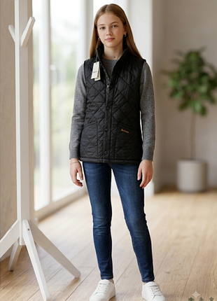 ​👑 новая подростковая стеганая жилетка barbour liddesdale gilet / оригинал с бирками🤍(возможен торг)