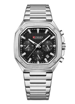 Curren 8459 silver-black