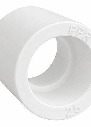 Муфта соединительная ppr ø25 белый цвет grandi