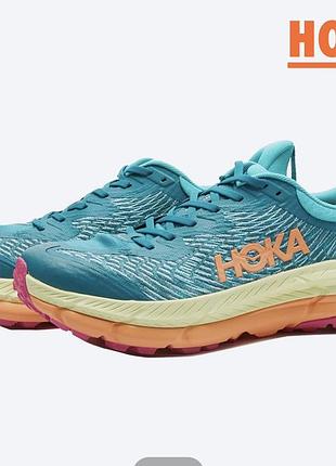 Бігові кросівки hoka mafate speed 4 у забарвленні deep lake ceramic
