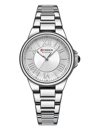 Наручний годинник curren 9091 silver