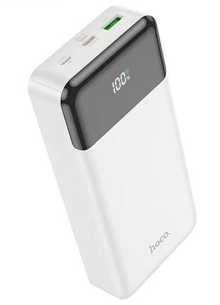 Зовнішній акумулятор hoco j102a cool figure pd20w+qc3.0 power bank(20000mah) white
