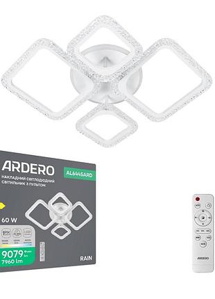 Светодиодный накладной светильник ardero al6445ard rain 60вт белый