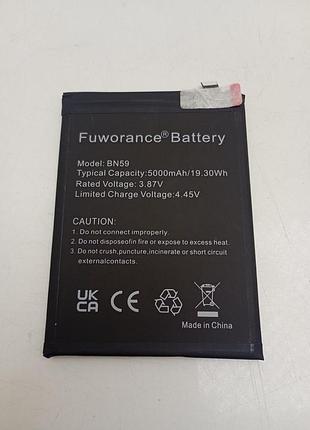 Акумулятор для смартфона xiaomi, redmi note 10, note 10s 3.87v 5000mah (19.30wh) fuworance bn59 та інших сумісних моделей із кодом