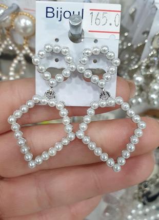 Серьги с жемчугом