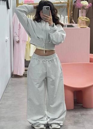 Стильний спортивний костюм oversize з капюшоном
