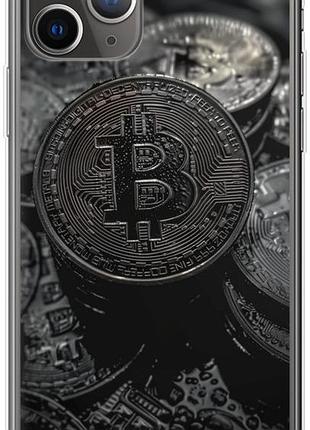 Чехол на iphone 11 pro black bitcoin из силикона fch_0158898