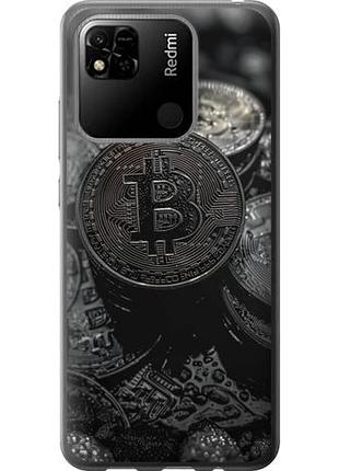 Чехол на xiaomi redmi 9c black bitcoin из силикона fch_0158818