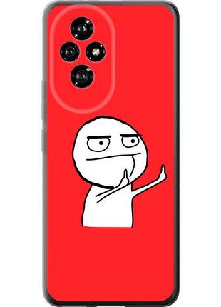 Чехол на huawei honor 200 мем из силикона fch_0173038