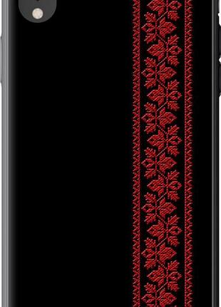 Чехол на iphone xr вышиванка 53 из пластика fch_0159368