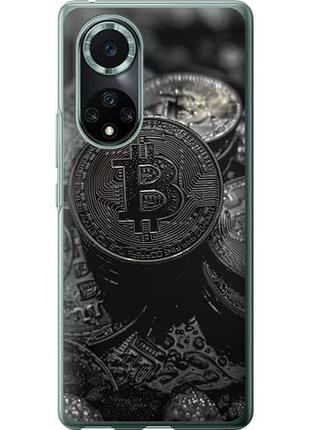 Чехол на huawei nova 9 pro black bitcoin из силикона fch_0172962