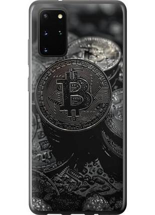 Чехол на samsung galaxy s20 plus black bitcoin из пластика fch_0138596