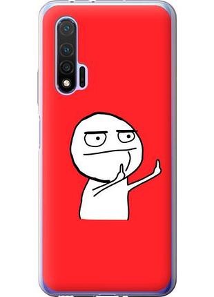 Чехол на huawei nova 6 мем из силикона fch_0173024