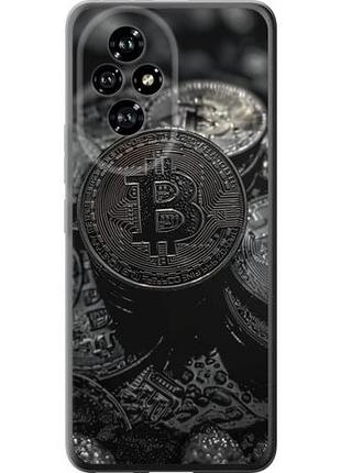 Чехол на huawei honor 200 black bitcoin из силикона fch_0172984