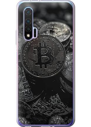 Чехол на huawei nova 6 black bitcoin из силикона fch_0172958