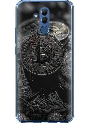 Чехол на huawei mate 20 lite black bitcoin из силикона fch_0172971
