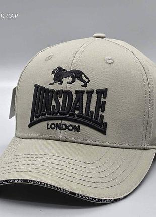 Чоловіча кепка lonsdale london у квітах, чоловіча бейсболка, головні убори, брендова кепка, модна кепка бежевий