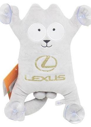 Мягкая игрушка "кот саймон: lexus" на присосках