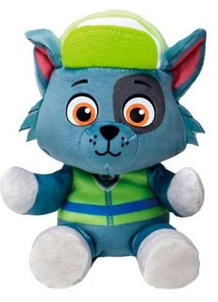М’яка іграшка "paw patrol / щенячий патруль. роккі", 15 см