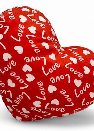 Игрушка мягкая "сердце love" размер l (45х14х30 см)