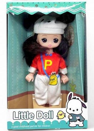 Лялька у костюмі (15 см) "аніме sanrio", коричнева