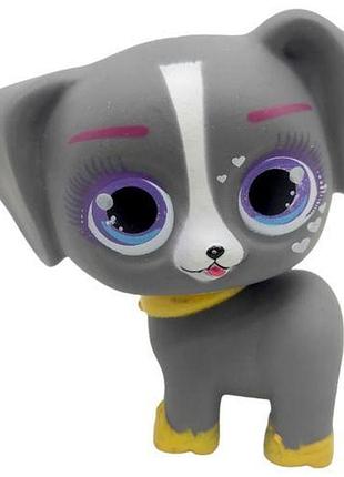 Игровая фигурка "animal world", собачка серая