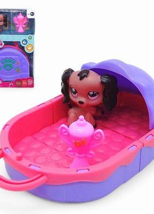 Игровой набор "милый любимец", чемодан, собачка, аксессуар