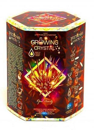 Набор для проведения опытов "growing crystal (выращивание кристаллов)" (укр)