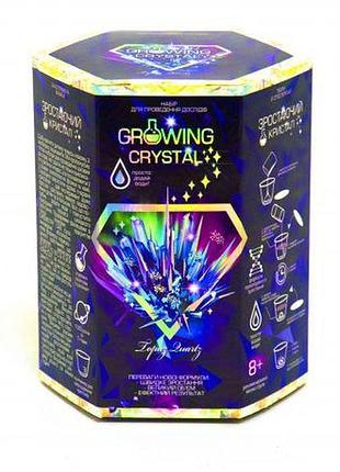 Набор для проведения опытов "growing crystal (выращивание кристаллов)" (укр)