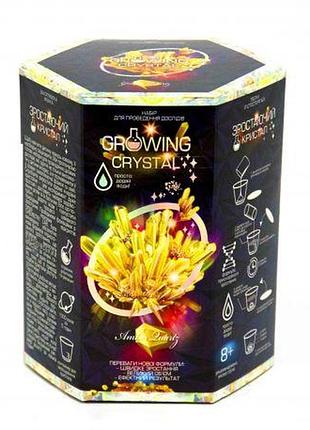 Набор для проведения опытов "growing crystal (выращивание кристаллов)" (укр)
