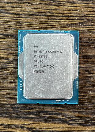Процесор intel core i7-12700 12 ядер 20 потоків lga1700 до 4.9 ггц б/в